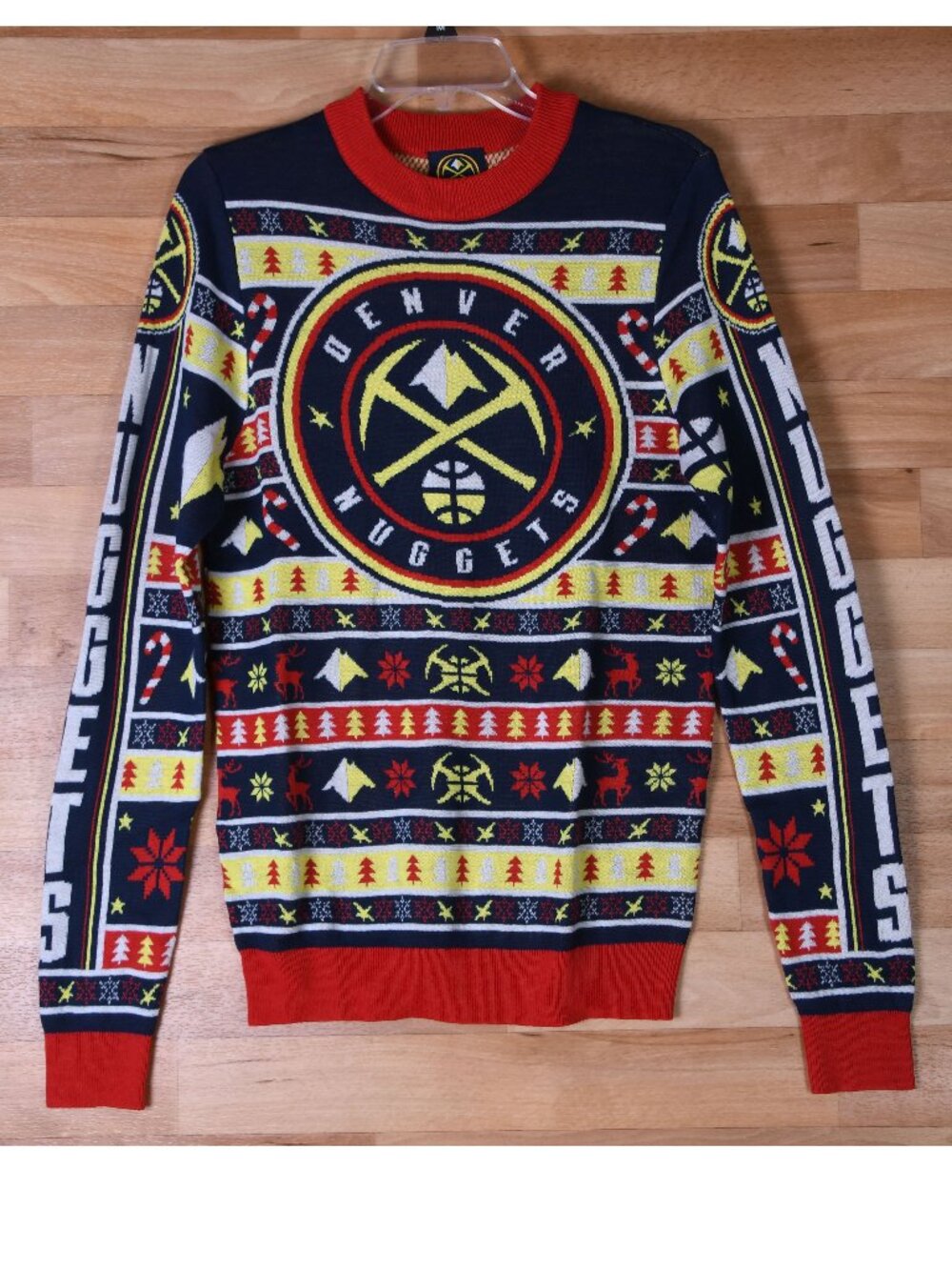 Denver Nuggets (NBA) Ugly Christmas Sweater-Men's Small & Large sizes